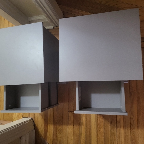 Two nightstand/ Color: Smokey - Picture 3 of 11